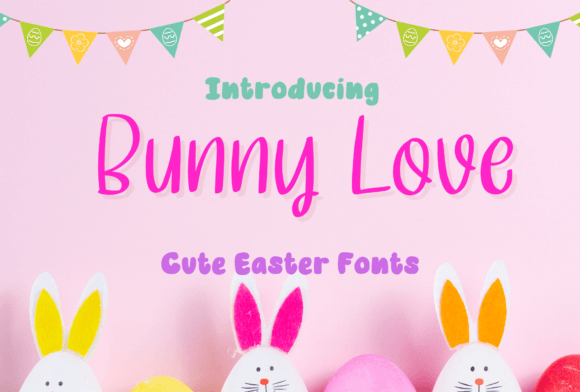 Bunny Love: A Handwritten Font for Warm Editorial Design