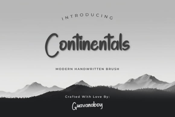 Continentals Font: Modern Script for Web Design