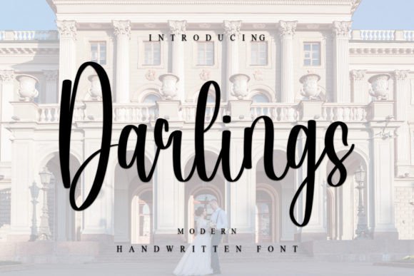 Darlings Font Review: A Handwritten Typeface for Elegant Brands