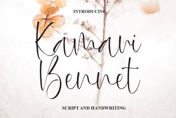 Kamari Bennett: A Refined Script Typeface for Editorial Design