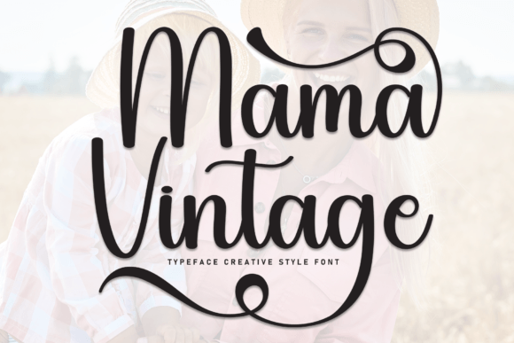 Mama Vintage: A Handwritten Font for Editorial Charm