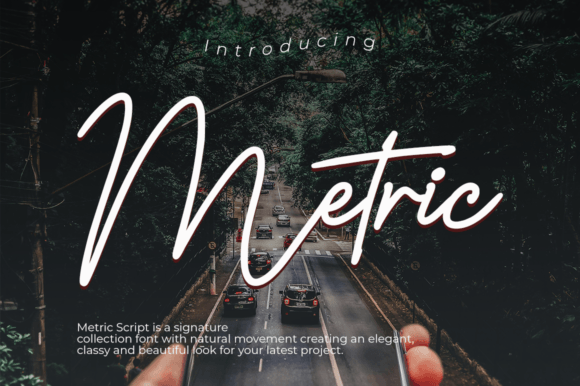 Metric Script: The Signature Font for Modern Brand Identity