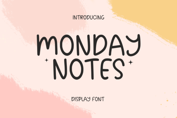 Monday Notes: A Handwritten Typeface for Editorial Design