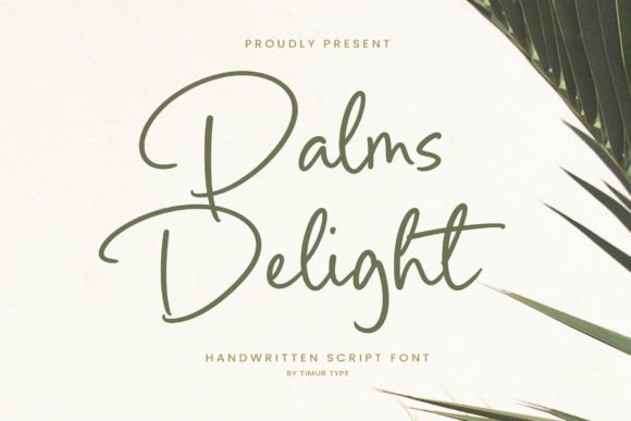 Palms Delight Font Review for Modern Web Design