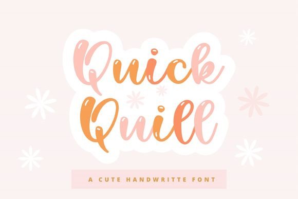 Quick Quill: A Versatile Handwritten Font for Web Design