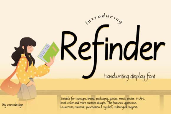 Refinder: A Stylish Font for Creative Campaigns