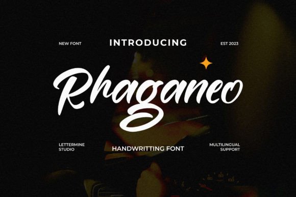 Rhaganeo: An Elegant Script Font for Editorial Design