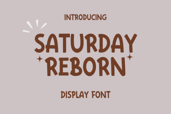 Saturday Reborn: A Playful Handwritten Font for Branding