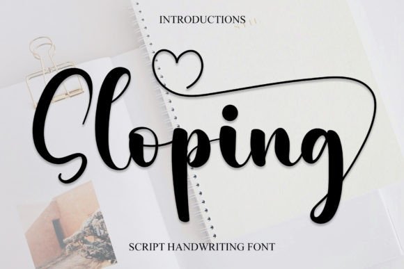 Sloping: A Stylish Handwritten Font