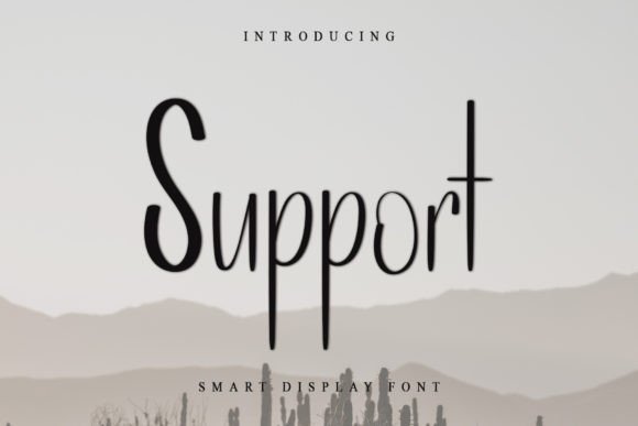 Support Font: Elevate Your Brand with Elegant Handwritten Style