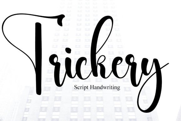 Trickery: A Script Font for Creative Projects
