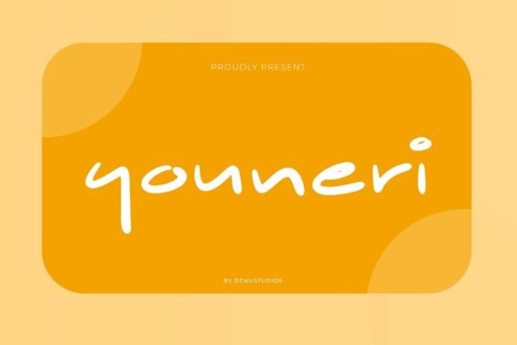 Youneri: A Handwritten Font for Digital Branding