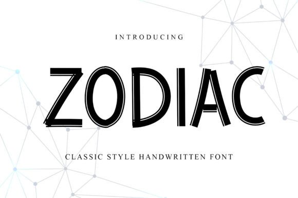Zodiac: A Handwritten Typeface